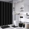 image28PC Bathroom Set  Gorgeous Pink Bathroom Set Bathroom Accessory Set Pink Shower Curtain Set with 5PC Shower CaddiesBlackGold