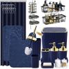 image28PC Bathroom Set  Gorgeous Pink Bathroom Set Bathroom Accessory Set Pink Shower Curtain Set with 5PC Shower CaddiesNavy BlueGold