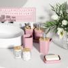 image28PC Bathroom Set  Gorgeous Pink Bathroom Set Bathroom Accessory Set Pink Shower Curtain Set with 5PC Shower CaddiesPink