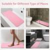 image28PC Bathroom Set  Gorgeous Pink Bathroom Set Bathroom Accessory Set Pink Shower Curtain Set with 5PC Shower CaddiesPinkGold