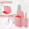 image28PC Bathroom Set  Gorgeous Pink Bathroom Set Bathroom Accessory Set Pink Shower Curtain Set with 5PC Shower CaddiesPinkGold