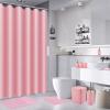 image28PC Bathroom Set  Gorgeous Pink Bathroom Set Bathroom Accessory Set Pink Shower Curtain Set with 5PC Shower CaddiesPinkGold