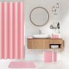 image28PC Bathroom Set  Gorgeous Pink Bathroom Set Bathroom Accessory Set Pink Shower Curtain Set with 5PC Shower CaddiesPinkGold