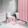 image28PC Bathroom Set  Gorgeous Pink Bathroom Set Bathroom Accessory Set Pink Shower Curtain Set with 5PC Shower CaddiesPinkGold