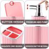 image28PC Bathroom Set  Gorgeous Pink Bathroom Set Bathroom Accessory Set Pink Shower Curtain Set with 5PC Shower CaddiesPinkSilver