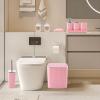image28PC Bathroom Set  Gorgeous Pink Bathroom Set Bathroom Accessory Set Pink Shower Curtain Set with 5PC Shower CaddiesPinkSilver