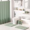 image28PC Bathroom Set  Gorgeous Pink Bathroom Set Bathroom Accessory Set Pink Shower Curtain Set with 5PC Shower CaddiesSage GreenGold