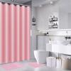 image28PC Bathroom Set  Gorgeous Pink Bathroom Set Bathroom Accessory Set Pink Shower Curtain Set with 5PC Shower CaddiesWhiteGold