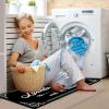 imageBlack Laundry Mat 20quotx47quot  HighDensity Memory Foam Rug Industrial Farmhouse NonSlip Runner for Laundry Room Kitchen ampamp MudroomBlack