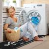 imageBlack Laundry Mat 20quotx47quot  HighDensity Memory Foam Rug Industrial Farmhouse NonSlip Runner for Laundry Room Kitchen ampamp MudroomBlack