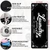 imageBlack Laundry Mat 20quotx47quot  HighDensity Memory Foam Rug Industrial Farmhouse NonSlip Runner for Laundry Room Kitchen ampamp MudroomBlack1