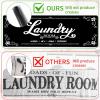 imageBlack Laundry Mat 20quotx47quot  HighDensity Memory Foam Rug Industrial Farmhouse NonSlip Runner for Laundry Room Kitchen ampamp MudroomBlack1