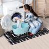 imageBlack Laundry Mat 20quotx47quot  HighDensity Memory Foam Rug Industrial Farmhouse NonSlip Runner for Laundry Room Kitchen ampamp MudroomBlackbuffalo Plaid