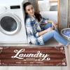 imageBlack Laundry Mat 20quotx47quot  HighDensity Memory Foam Rug Industrial Farmhouse NonSlip Runner for Laundry Room Kitchen ampamp MudroomBrown