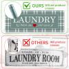 imageBlack Laundry Mat 20quotx47quot  HighDensity Memory Foam Rug Industrial Farmhouse NonSlip Runner for Laundry Room Kitchen ampamp MudroomCyanbuffalo Plaid