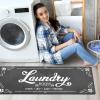 imageBlack Laundry Mat 20quotx47quot  HighDensity Memory Foam Rug Industrial Farmhouse NonSlip Runner for Laundry Room Kitchen ampamp MudroomGrey