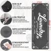 imageBlack Laundry Mat 20quotx47quot  HighDensity Memory Foam Rug Industrial Farmhouse NonSlip Runner for Laundry Room Kitchen ampamp MudroomGrey