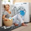 imageBlack Laundry Mat 20quotx47quot  HighDensity Memory Foam Rug Industrial Farmhouse NonSlip Runner for Laundry Room Kitchen ampamp MudroomGrey