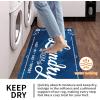 imageBlack Laundry Mat 20quotx47quot  HighDensity Memory Foam Rug Industrial Farmhouse NonSlip Runner for Laundry Room Kitchen ampamp MudroomNavy Blue