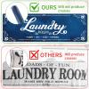 imageBlack Laundry Mat 20quotx47quot  HighDensity Memory Foam Rug Industrial Farmhouse NonSlip Runner for Laundry Room Kitchen ampamp MudroomNavy Blue