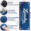 imageBlack Laundry Mat 20quotx47quot  HighDensity Memory Foam Rug Industrial Farmhouse NonSlip Runner for Laundry Room Kitchen ampamp MudroomNavy Blue