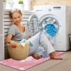 imageBlack Laundry Mat 20quotx47quot  HighDensity Memory Foam Rug Industrial Farmhouse NonSlip Runner for Laundry Room Kitchen ampamp MudroomPink