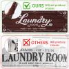 imageBlack Laundry Mat 20quotx47quot  HighDensity Memory Foam Rug Industrial Farmhouse NonSlip Runner for Laundry Room Kitchen ampamp MudroomRed