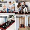imageBlack Laundry Mat 20quotx47quot  HighDensity Memory Foam Rug Industrial Farmhouse NonSlip Runner for Laundry Room Kitchen ampamp MudroomRedbuffalo Plaid