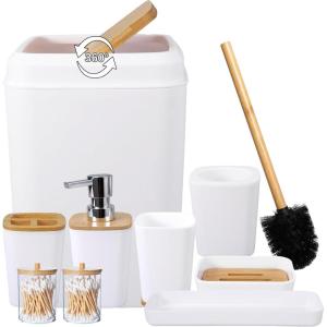 imageBathroom SetBathroom Sets with Shower Curtain and Rugs Sequin Shower Curtain Set Orange Bathroom Rugs Sets Bathroom DecorWhite