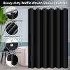 image24 PCS Dark Green Bathroom Accessories Set with Shower Curtain and Rugs Bathroom Sets with Extra Soft and Absorbent Bath Rugs Shower Curtain Bathroom Accessory for BathBathroom SetShower CurtainBath RugsCaddy