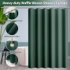 image24 PCS Dark Green Bathroom Accessories Set with Shower Curtain and Rugs Bathroom Sets with Extra Soft and Absorbent Bath Rugs Shower Curtain Bathroom Accessory for BathBathroom SetShower CurtainBath Rugs