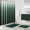 imageBathroom Accessories Set  Beige Bathroom Sets with Shower Curtain and Rugs 14PC Shower Curtain Set with Stainless Steel Hooks Beige Bathroom Sets Complete for HomeDark Green