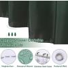 imageBathroom Accessories Set  Beige Bathroom Sets with Shower Curtain and Rugs 14PC Shower Curtain Set with Stainless Steel Hooks Beige Bathroom Sets Complete for HomeDark Green