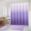 imageBathroom Accessories Set  Beige Bathroom Sets with Shower Curtain and Rugs 14PC Shower Curtain Set with Stainless Steel Hooks Beige Bathroom Sets Complete for HomeWaffle Light Purple