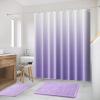 imageGreen Bathroom Accessories Set Bathroom Sets with Shower Curtain and Rugs No Slip Bathroom Rugs Super Absorbent Dark Green Bathroom Sets Complete for HomeLight Purple