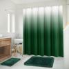 imageGreen Bathroom Accessories Set Bathroom Sets with Shower Curtain and Rugs No Slip Bathroom Rugs Super Absorbent Dark Green Bathroom Sets Complete for HomeWaffle Dark Green
