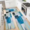 imageKitchen Rugs Sets of 3 Non Slip Washable Kitchen Mats for Floor AntiFatigue Runner Rug with Rubber Backing Waterproof Kitchen Rug Set for Laundry Floor Office HallwayTeal Blue