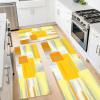 imageKitchen Rugs Sets of 3 Non Slip Washable Kitchen Mats for Floor AntiFatigue Runner Rug with Rubber Backing Waterproof Kitchen Rug Set for Laundry Floor Office HallwayYellow
