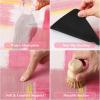 imageKitchen Rugs Sets of 3 Non Slip Washable Kitchen Mats for Floor AntiFatigue Runner Rug with Rubber Backing Waterproof Kitchen Rug Set for Laundry Floor Office HallwayPink