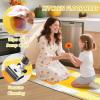 imageKitchen Rugs Sets of 3 Non Slip Washable Kitchen Mats for Floor AntiFatigue Runner Rug with Rubber Backing Waterproof Kitchen Rug Set for Laundry Floor Office HallwayYellow