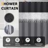 imageShower Curtain Set Beige Bathroom Sets with Shower Curtain and Rugs Glitter Waterproof Shower Curtain with NonSlip Bathroom Rugs for Hotel Shower Bathroom DecorSequin Black